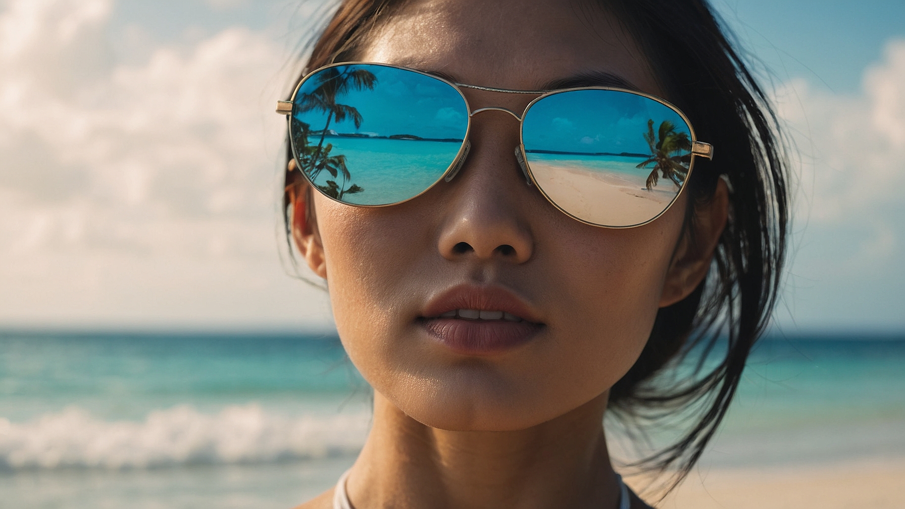 Woman at Beach 8